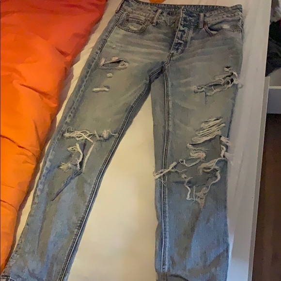 slight mom jeans ripped - Picture 1 of 1